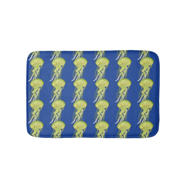 Alfombrilla De Baño Green Jelly Fish (Anverso)