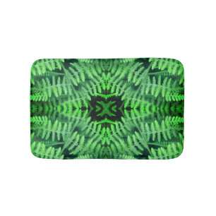 Alfombrilla De Baño Green Leafy Ferns Resumen