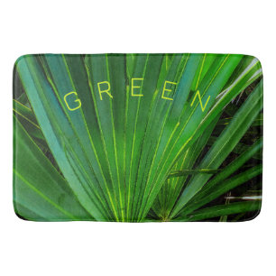 Alfombrilla De Baño GREEN Saw Palmetto Bath Mat