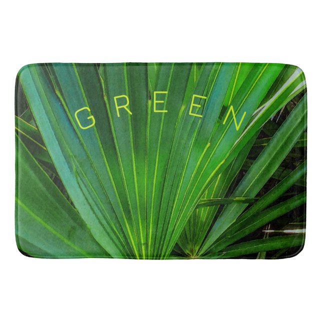 Alfombrilla De Baño GREEN Saw Palmetto Bath Mat (Anverso)
