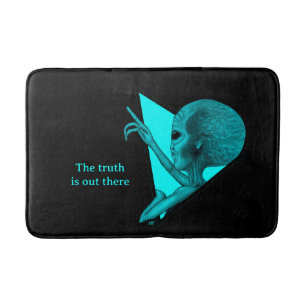 Alfombrilla De Baño Grey Alien, la verdad está ahí fuera