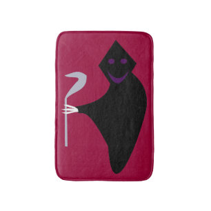 Alfombrilla De Baño Grim Reaper Halloween Bath Mat