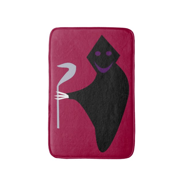 Alfombrilla De Baño Grim Reaper Halloween Bath Mat (Frente vertical)