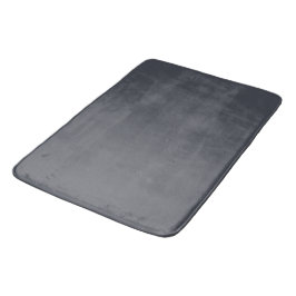 Alfombrilla De Baño Gris Carbón Moderno Color Sólido Plano