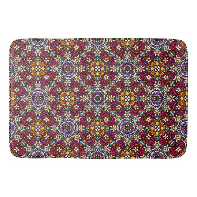 Alfombrilla De Baño Groovy Heavenly Flower Power (Anverso)