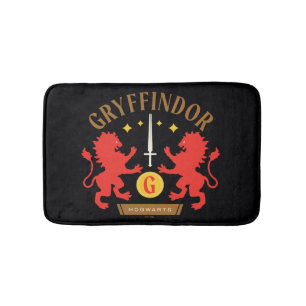 Alfombrilla De Baño GRYFFINDOR™ Casa Espada Gráfica Doble León