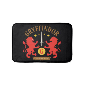 Alfombrilla De Baño GRYFFINDOR™ Casa Espada Gráfica Doble León