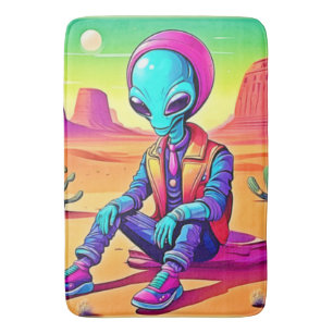 Alfombrilla De Baño Guay Alien Desert Chillin
