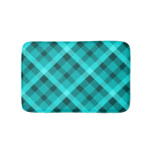Guay Elegante Turquesa Placa De Baño Pequeño