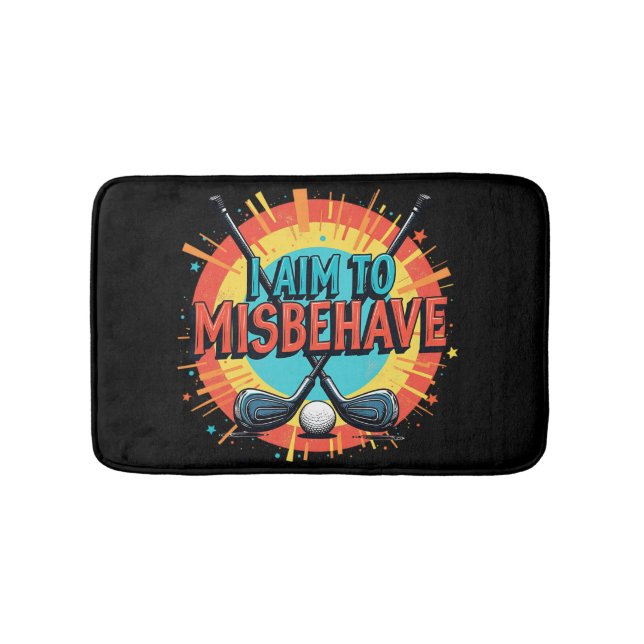 Alfombrilla De Baño Guay Golf Bath Mat Con Cita Graciosa (Anverso)