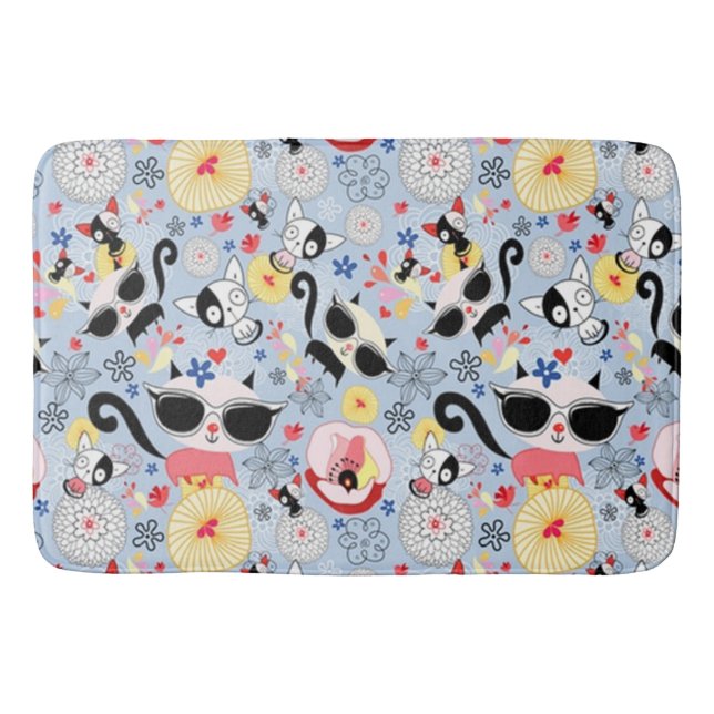 Alfombrilla De Baño Guay Summer Kitty (Anverso)