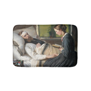 Alfombrilla De Baño Guerrero herido (por Elisabeth Jerichau-Baumann)