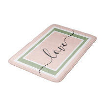 Guión de amor Rosa Verde Blush Geométrico