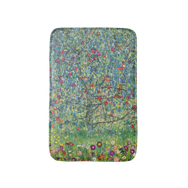 Alfombrilla De Baño Gustav Klimt - Árbol de manzanas (Frente vertical)