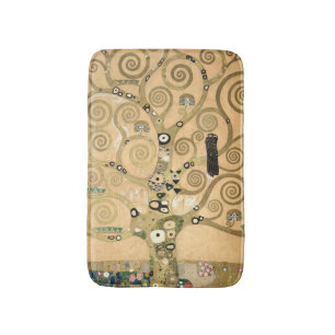 Alfombrilla De Baño Gustav Klimt - El árbol de la vida, la frisa de es
