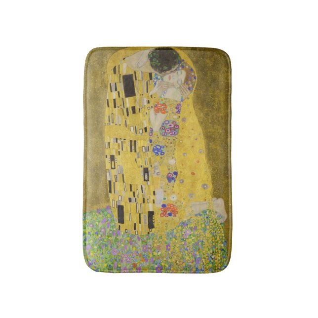 Alfombrilla De Baño Gustav Klimt - El beso (Frente vertical)