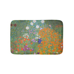 Alfombrilla De Baño Gustav Klimt Flor Jardín Naturaleza