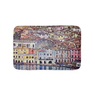 Alfombrilla De Baño Gustav Klimt - Malcesine en el lago de Garda Itali