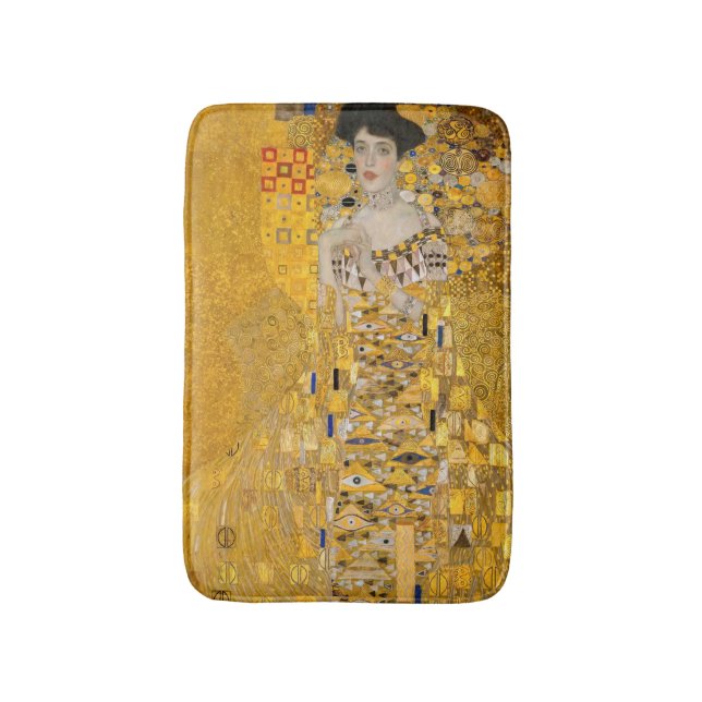 Alfombrilla De Baño Gustav Klimt - Retrato de Adele Bloch-Bauer I (Frente vertical)