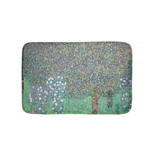 Alfombrilla De Baño Gustav Klimt - Rosebushes bajo los árboles