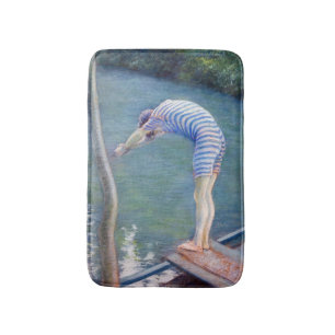 Alfombrilla De Baño Gustave Caillebotte - El Cuero / El Buceador