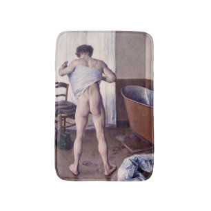 Alfombrilla De Baño Gustave Caillebotte - Hombre en su baño