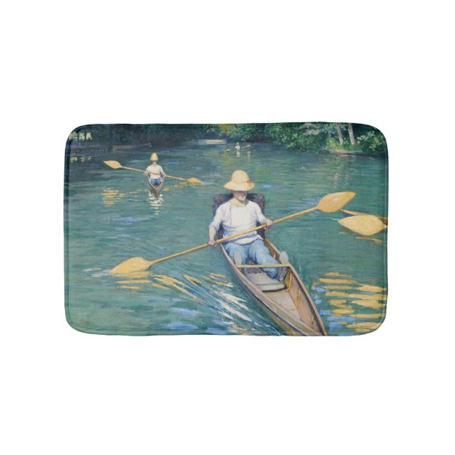 Alfombrilla De Baño Gustave Caillebotte - Saltos en los Yerres (Anverso)