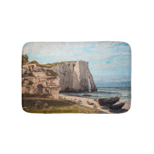 Alfombrilla De Baño Gustave Courbet - Acantilados en Etretat después d