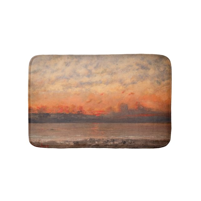 Alfombrilla De Baño Gustave Courbet - Atardecer (Anverso)