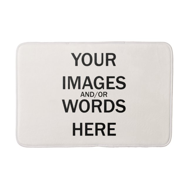 Alfombrilla De Baño Hágalo usted mismo - Mat de baño medio de 20" x 30 (Anverso)