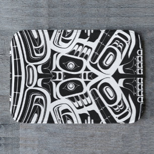 Alfombrilla De Baño Haida Eagle Thunderbird Columbia Noroeste