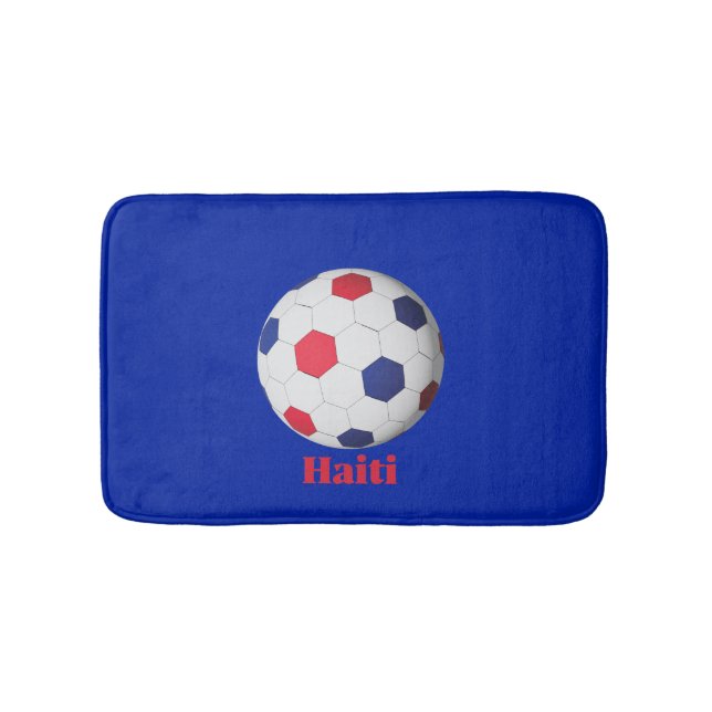 Alfombrilla De Baño Haiti Soccer (Anverso)