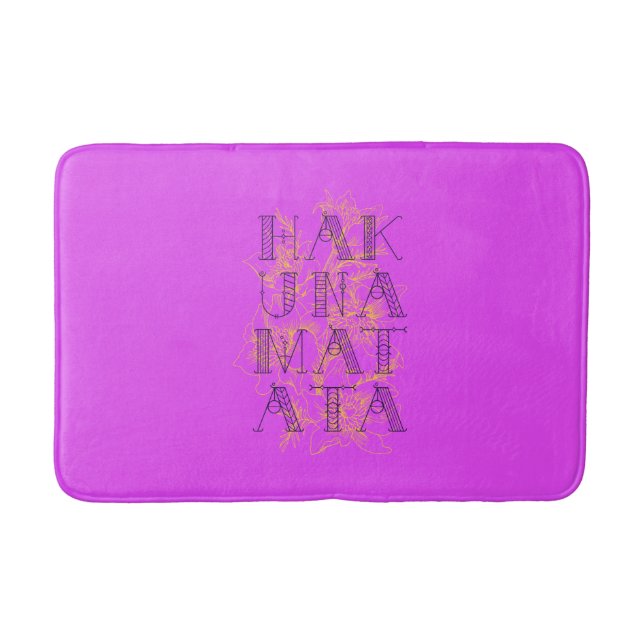 Alfombrilla De Baño Hakuna Matata (Anverso)
