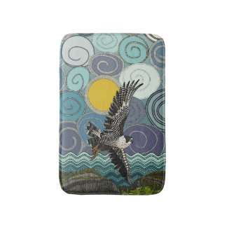 Alfombrilla De Baño halcón peregrino de Cornualles