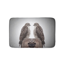 Alfombrilla De Baño Halcones en un poste