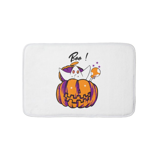 Alfombrilla De Baño Halloween Boo (Anverso)