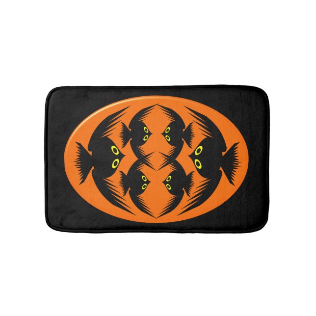 Alfombrilla De Baño Halloween Crows Bath Mat (Anverso)