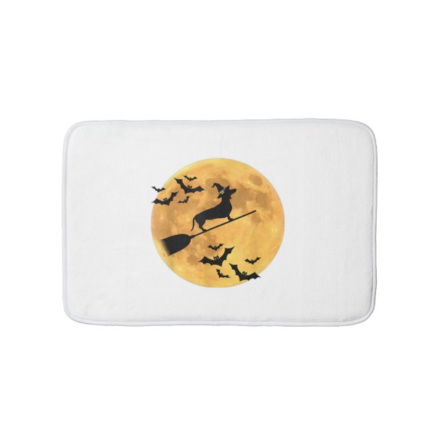 Alfombrilla De Baño Halloween de perros (Anverso)
