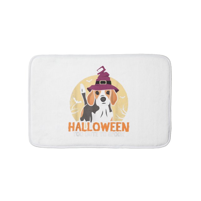 Alfombrilla De Baño Halloween de perros (Anverso)