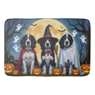 Alfombrilla De Baño Halloween es divertido para los perros que se prep