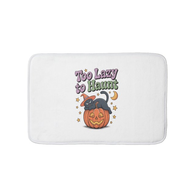 Alfombrilla De Baño Halloween Lazy Ghost (Anverso)
