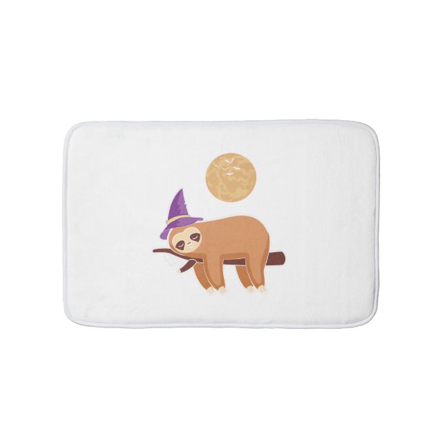 Alfombrilla De Baño halloween perezoso, pereza de halloween (Anverso)