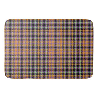 Alfombrilla De Baño Halloween Plaid Tartan