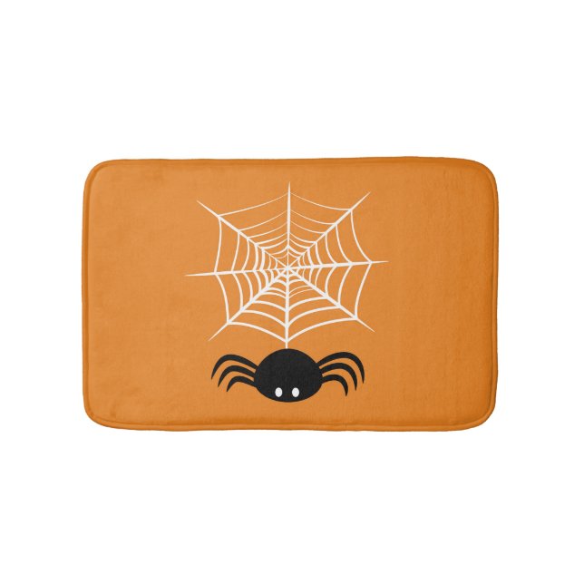 Alfombrilla De Baño Halloween Spider Web (Anverso)
