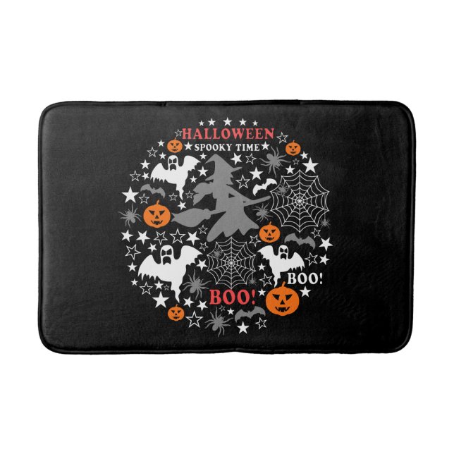 Alfombrilla De Baño Halloween Spooky Time (Anverso)