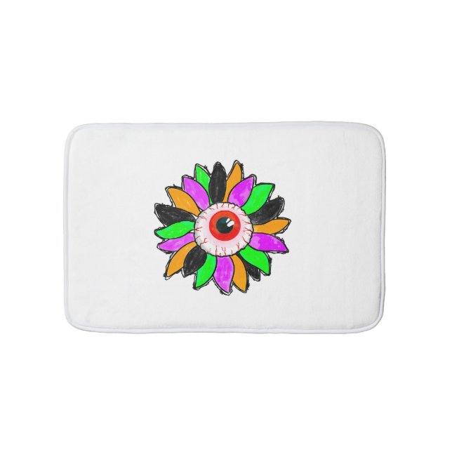 Alfombrilla De Baño Halloween Sunflower (Anverso)