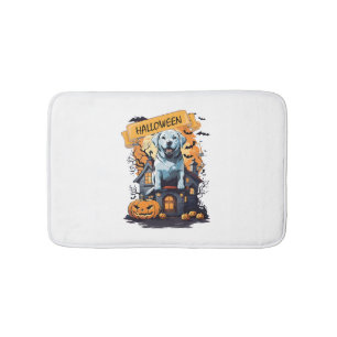 ALFOMBRILLA DE BAÑO HALLOWEEN Y PERRO