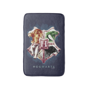Alfombrilla De Baño Harry Potter acuarela Escudo HOGWARTS™