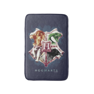 Alfombrilla De Baño Harry Potter | acuarela Escudo HOGWARTS™
