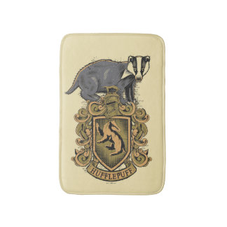 Alfombrilla De Baño Harry Potter | Escudo de Hufflepuff con Badger